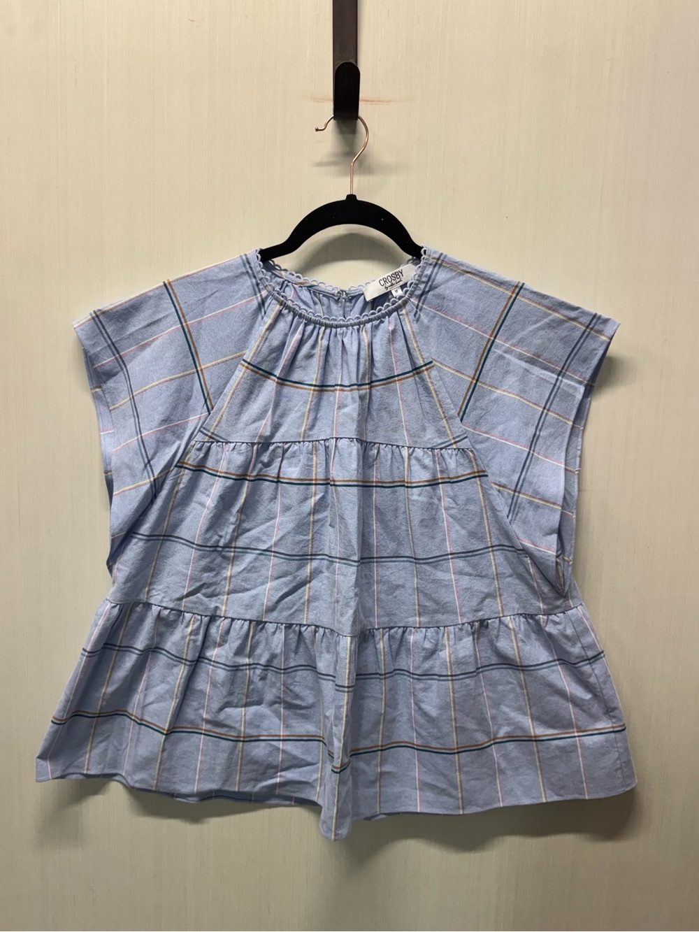 Crosby by Mollie Burch Cotton Tiered Blouse